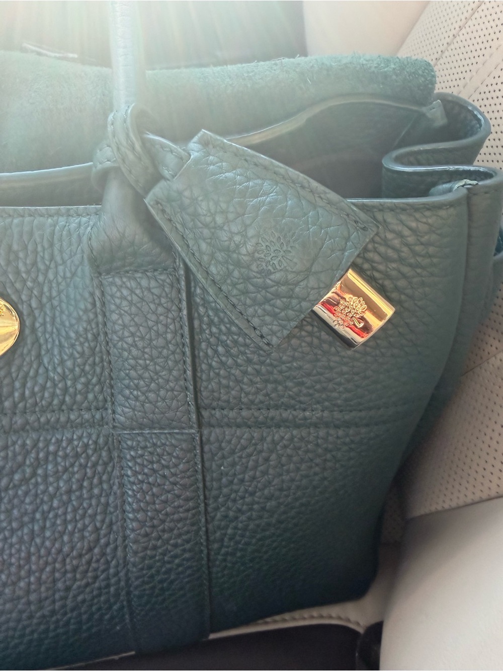 Mulberry Bayswalter Green Heavy Grain - Picture 10 of 14